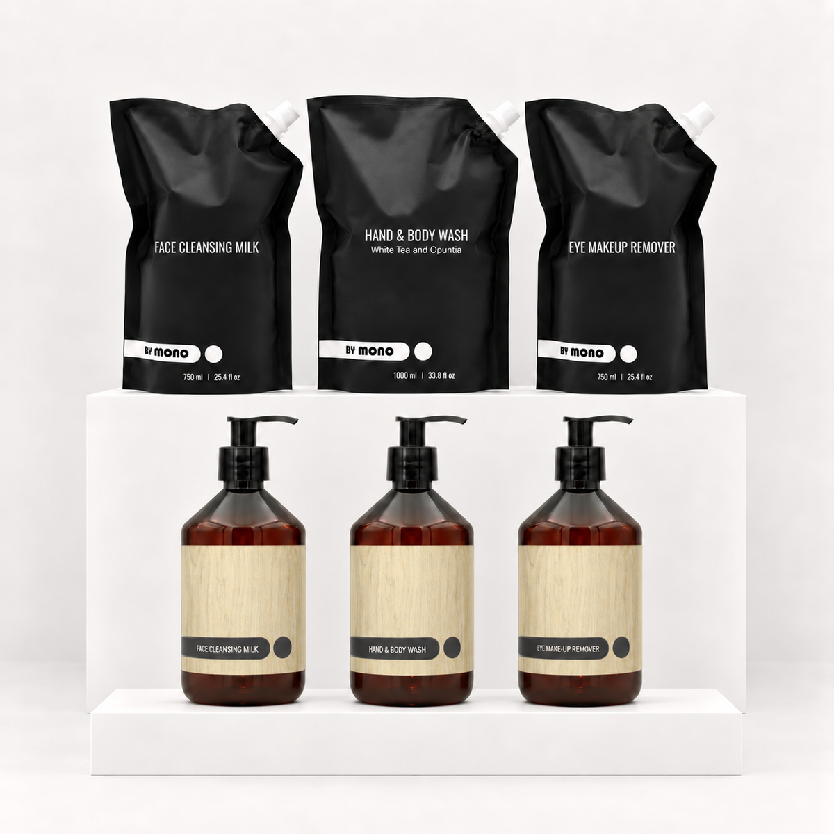 Bathroom Set with Refills