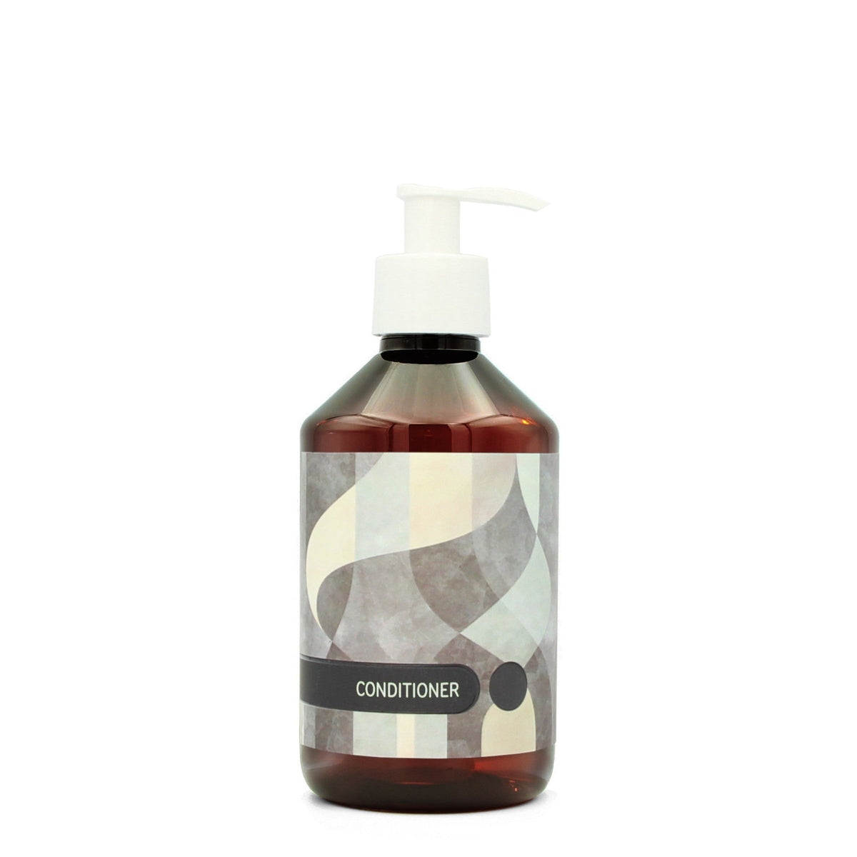 BY MONO plniteľná fľaštička „Abstract“ – kondicionér, 250 ml, biela pumpička