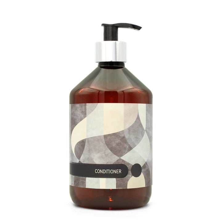BY MONO plniteľná fľaštička „Abstract“ – kondicionér, 500 ml, strieborná pumpička