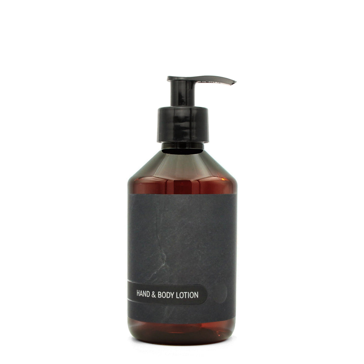 BY MONO plniteľná fľaštička „Black Slate“ – mlieko na ruky a telo, 250 ml, čierna pumpička