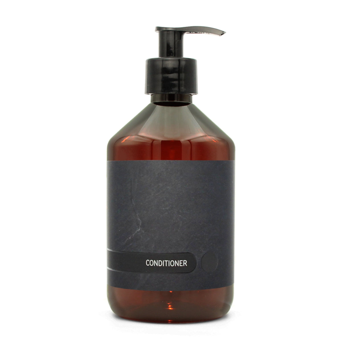 BY MONO plniteľná fľaštička „Black Slate“ – kondicionér, 500 ml, čierna pumpička