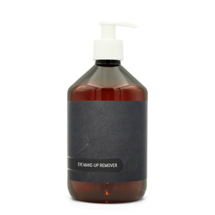 BY MONO plniteľná fľaštička „Black Slate“ – odličovač očí, 500 ml, biela pumpička