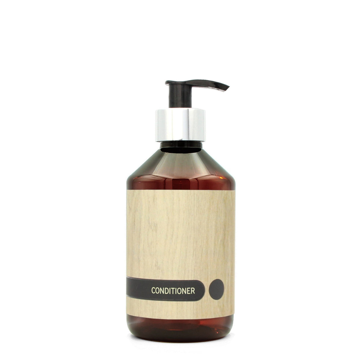 BY MONO plniteľná fľaštička „Oak“ – kondicionér, 250 ml, strieborná pumpička