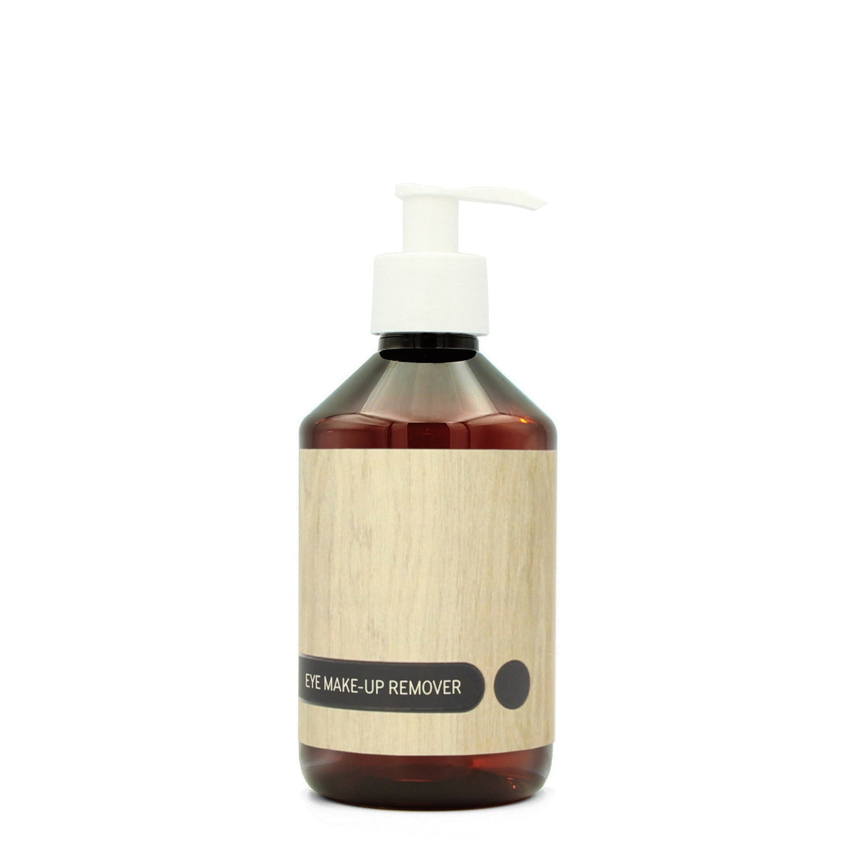 BY MONO plniteľná fľaštička „Oak“ – odličovač očí, 250 ml, biela pumpička
