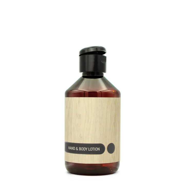 BY MONO Refillable Oak Bottle Hand & Body Lotion, 250 ml, Black Flip-Top