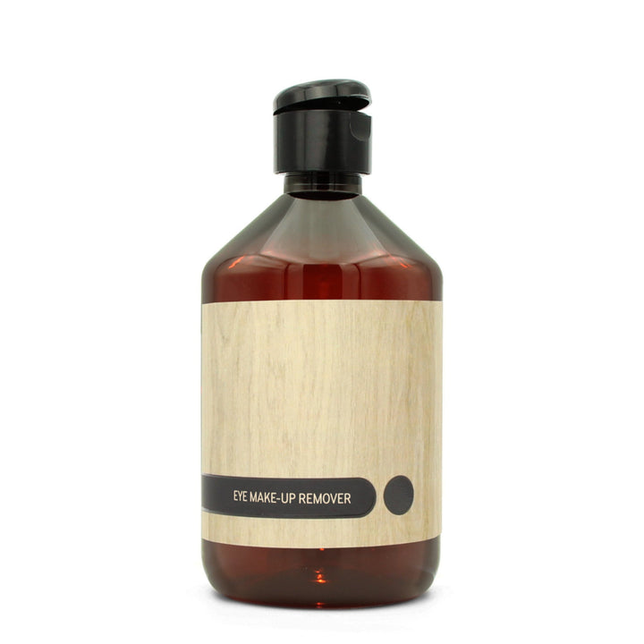 BY MONO plniteľná fľaštička „Oak“ – odličovač očí, 500 ml, čierny flip-top uzáver