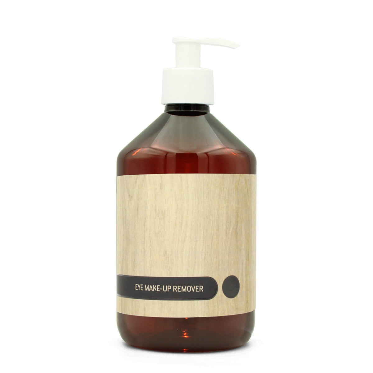 BY MONO plniteľná fľaštička „Oak“ – odličovač očí, 500 ml, biela pumpička